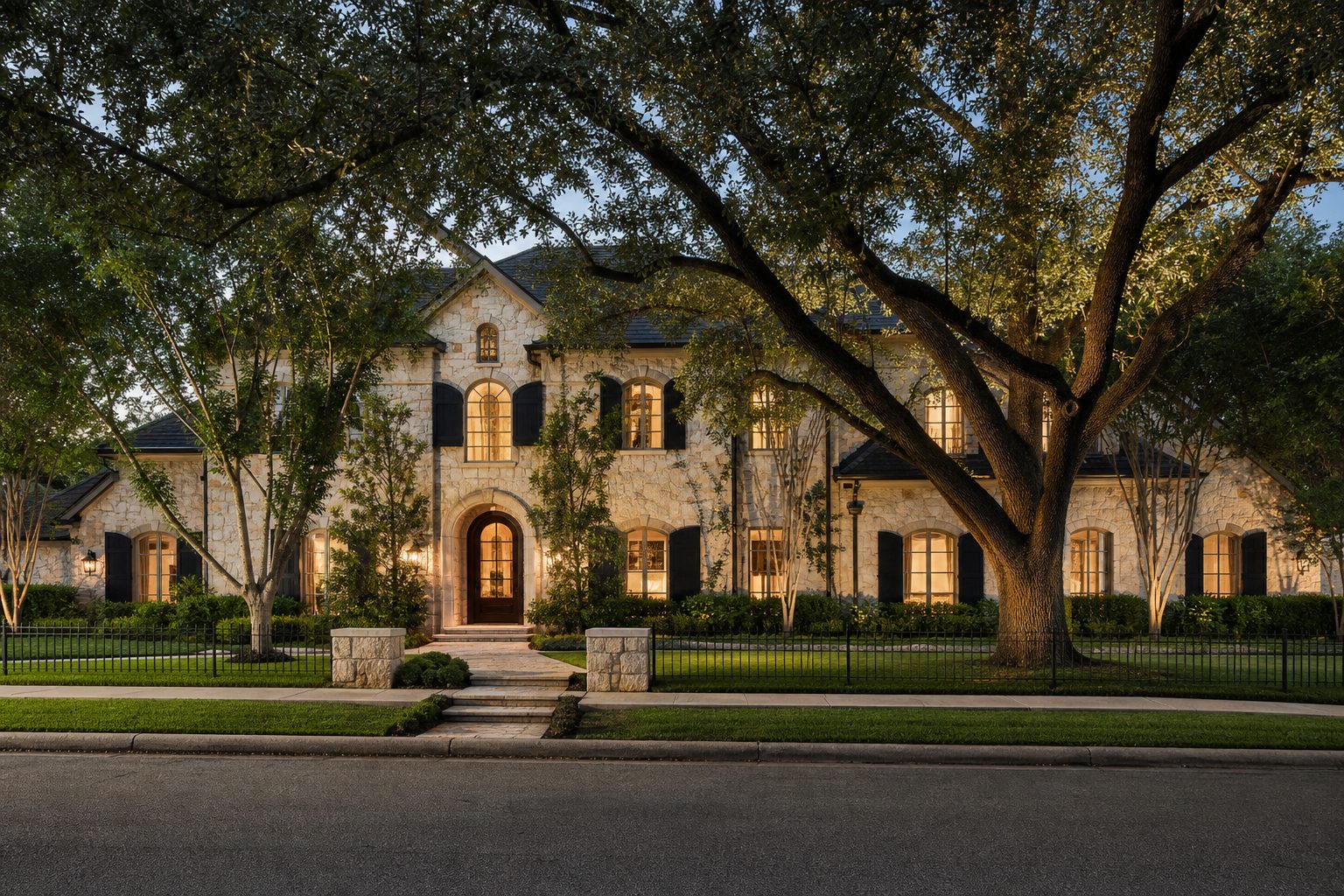 Placeholder limestone estate in Tarrytown